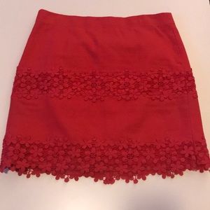Pink J Crew skirt